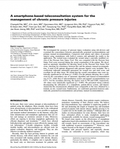 A smartphone-based teleconsultation system for the management of chronic pressure injuries. 