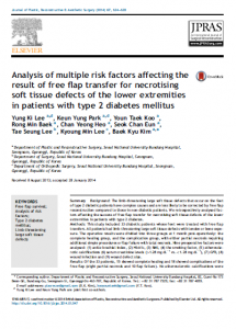 Analysis of multiple risk factors affecting the result of free flap transfer for necrotising soft tissue defects of the lower extremities in patients with type 2 diabetes mellitus