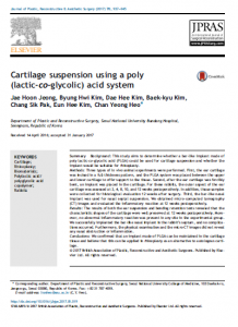Cartilage suspension using a poly (lactic-co-glycolic) acid system 